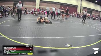 75 lbs Quarterfinal - Bowen Lefler, Darkhorse vs Daylin Fraley, Ohio Heroes