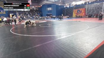 215 lbs Champ. Round 1 - Matthew Morrissey, Northern Valley Regional - Old Tappan vs Wyatt Sisco, Kinnelon