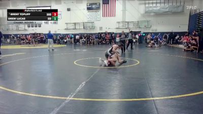 138 lbs Champ. Round 1 - Brent Topliff, Sandy vs Drew Lucas, Hood River Valley
