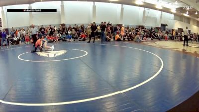 96 lbs Champ. Round 1 - Deklyn Crosby, Riverheads Youth Wrestling vs Brodie O`Keefe, Virginia Team Predators