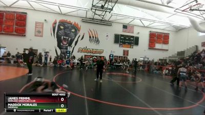 71 lbs Quarterfinal - Maddox Morales, Sheridan vs James Frimml, Worland Wrestling Club