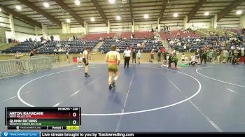 220 lbs Round 1 - Arton Ramadani, West Valley City vs Quinn Richins, Wasatch Wrestling Club
