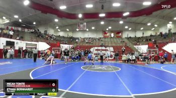 144 lbs Quarterfinal - Ethan Bernhardt, Tri-West vs Micah Tonte, Franklin Wrestling Club