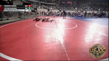 67 lbs Consi Of 8 #2 - Maddox Harris, Husky Wrestling Club vs Cutter Bledsoe, Woodland Wrestling Club