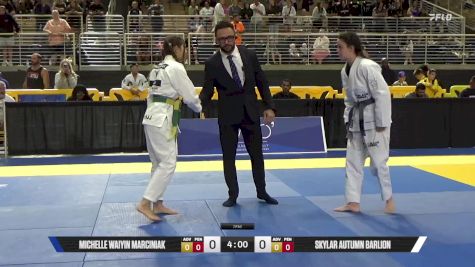 Skylar Autumn Barlion vs Michelle Waiyin Marciniak 2025 Pan Kids Jiu-Jitsu IBJJF Championship