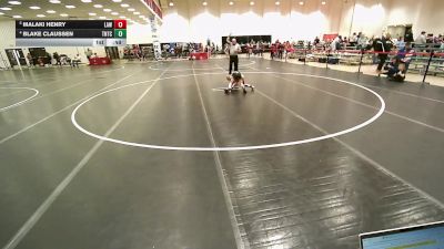 63 lbs 5th Place Match - Blake Claussen, Team Nazar Training Center vs Malaki Henry, LaCrosse Area Wrestlers