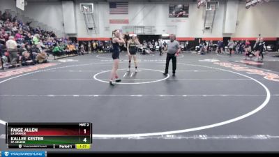 130 lbs Semifinal - Kallee Kester, St. Helens vs Paige Allen, La Grande