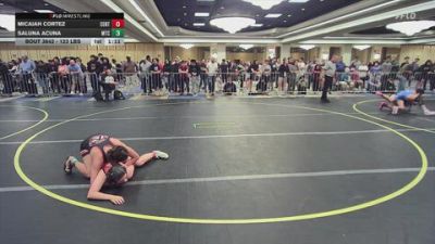 123 lbs Round Of 16 - Micaiah Cortez, Central Catholic WC vs Saluna Acuna, Mtc