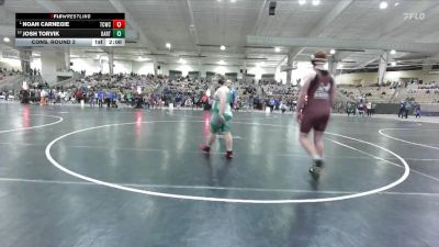 220 lbs Cons. Round 2 - Josh Torvik, Williamson Co Wrestling Club vs Noah Carnegie, Aloca Tornadoes