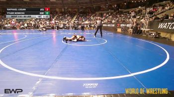 85 lbs Round Of 16 - Raphael Logan, Apex vs Tyler Nowicki, Howe Wrestling School