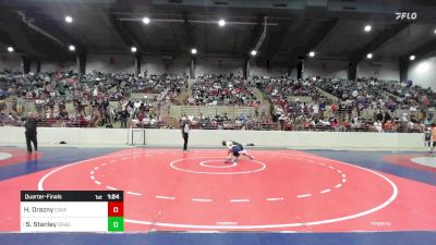95 lbs Quarterfinal - Hudson Drazny, Cavalier Wrestling Club vs Silas Stanley, Dragons Junior Wrestling Club