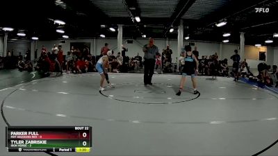 76 lbs Round 6 (8 Team) - Tyler Zabriskie, Iron Horse vs Parker Full, Mat Assassins Red