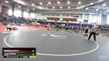 118 lbs Round 2 (3 Team) - Aiden Keable, Hilton vs Gryffin Alfalla, East Islip HS