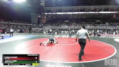 138 lbs Quarterfinal - Josiah Laird, Grace M Davis vs Logan Banks, Del Oro