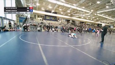 105 lbs Cons. Semi - Skye Schultz, Sanderson Wrestling Academy vs Noemi Garcia, Sanderson Wrestling Academy