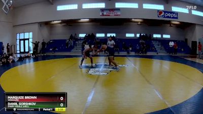 174 lbs Quarterfinal - Daniil Gorshkov, Embry-Riddle (Ariz.) vs Marquize Brown, Vangaurd