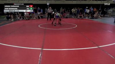 118 lbs Quarterfinal - Ariana Carnahan, Dundalk vs Jane Rodrigues, Piscataway