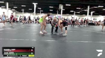 145 lbs Round 4 (6 Team) - Russell Fary, Outsiders WC vs Gage Owen, Headhunters Black