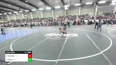 146 lbs Consolation - Eli Estrada, Stout Wr Acd vs Khamai Mike, Montezuma Creek Roughnecks