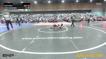 80 lbs Quarterfinal - Cael Marcotte, Socal Grappling Club vs Julian Lawrence, Mat Assassins