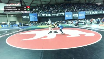Girls 3A 135 lbs Cons. Round 1 - Ayda Boualamallah, Meadowdale (Girls) vs Sylvie Volker, Ferndale (Girls)