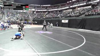 106-3A Quarterfinal - Ezekiel Ortiz, Fort Lupton vs Dustin Alvarado, Mullen