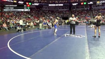 3A-126 lbs Cons. Round 5 - Coby Fiser, Bondurant-Farrar vs Josh Bergkamp, Dowling Catholic