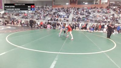 61 kg Champ. Rd Of 16 - Kyah Leyba, Oklahoma vs Caroline Hilton, Tennessee