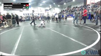 62 lbs Rr Rnd 3 - Franki Dieu, Piedmont vs Anna Orso, Murray County Takedown Club