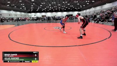 138 lbs Cons. Semi - Myles Sanchez, Creighton Preparatory School vs Brady Danze, Millard South