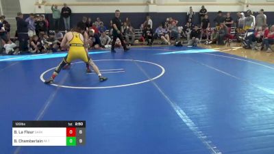 120 lbs Round 1 - Brice La Fleur, Dark Horse WC MI vs Bryndin Chamberlain, PA Titan Wrestling