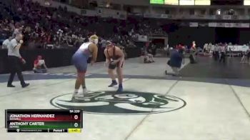 5A 220 lbs Champ. Round 1 - Jonathon Hernandez, Roswell vs Anthony Carter, Deming