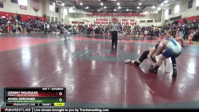 130 lbs Round 3 - Johnny Molenaar, Pursuit Wrestling Minnesota vs Ayden Skrivanek, Lake Superior Wrestling Academ