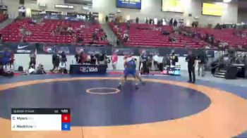 100 lbs Quarterfinal - Christopher Myers, Carroll Wrestling Club vs James Medeiros, California