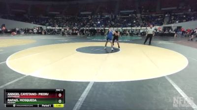 6A-144 lbs Champ. Round 1 - Anngel Cayetano- Piedra, Southridge vs Rafael Mosqueda, McNary