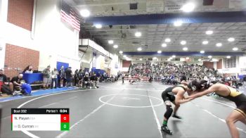 126 lbs Cons. Round 1 - Dane Curran, Costa Mesa vs Nick Payan, Foothill (Santa Ana)