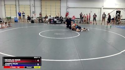 125 lbs Placement Matches (8 Team) - Nicholas Wade, Michigan Blue vs Joseph Paun, Indiana