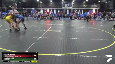 195 lbs Round 1 (8 Team) - Eli Murphy, Michigan Gold Pitbulls vs Logan Lee, BadBass