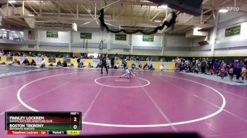 55 lbs Cons. Round 2 - Boston TeKrony, Brookings Bobcats vs Finnley Lockrem, DAKOTA RATTLERS WRESTLING CLUB