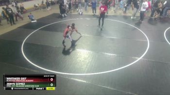 63 lbs Cons. Round 3 - Whitaker Gist, Black Fox Wrestling Academy vs Zeryn Gomez, Steel City Reloaded Wrestling Club