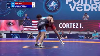 55 kg Finals 1-2 - Isaiah Michael Cortez, United States vs Ali Abdollah Ahmadi Vafa, Iran