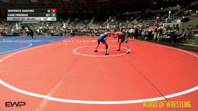 89 lbs Consi Of 4 - Maverick Sanchez, Rough House vs Case Freeman, Sebolt Wrestling Academy