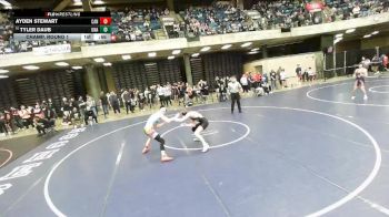 126 lbs Champ. Round 1 - Tyler Daub, Unattached vs Ayden Stewart, Canton