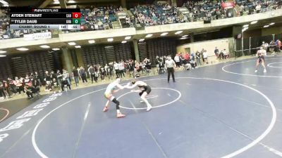126 lbs Champ. Round 1 - Tyler Daub, Unattached vs Ayden Stewart, Canton