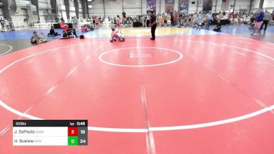 120 lbs Round Of 16 - Joseph DePaolo, All American Wrestling Club vs Henry Buelow, Rebellion Uprising