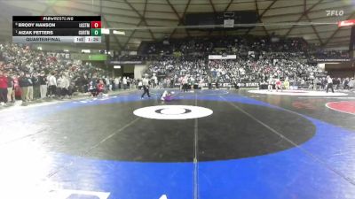 Boys 4A 113 lbs Quarterfinal - Aizak Fetters, Curtis vs Brody Hanson, Lake Stevens