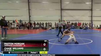84 lbs Round 1 - Chase Williams, PA Silver vs Paxton Morgan, Agression Legionaries