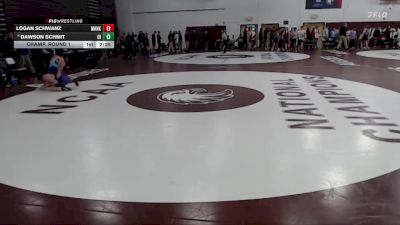 133 lbs Champ. Round 1 - Logan Schwanz, Minnesota State Mankato vs Dawson Schmit, Upper Iowa