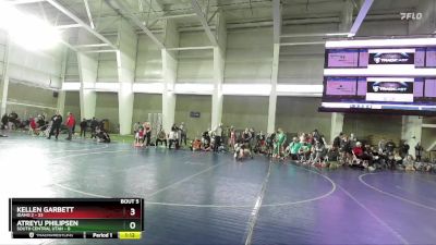 130 lbs Round 3 (4 Team) - Kellen Garbett, Idaho 2 vs Atreyu Philipsen, South Central Utah