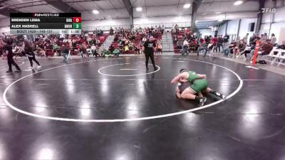 148-151 lbs Round 3 - Alex Haskell, Moorcroft vs Brenden Lema, Highlands Ranch